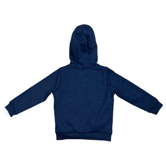 NWT Carter’s Cozy Fleece Lined Hooded Sweatshirt 5T Navy Blue - Picture 6 of 8